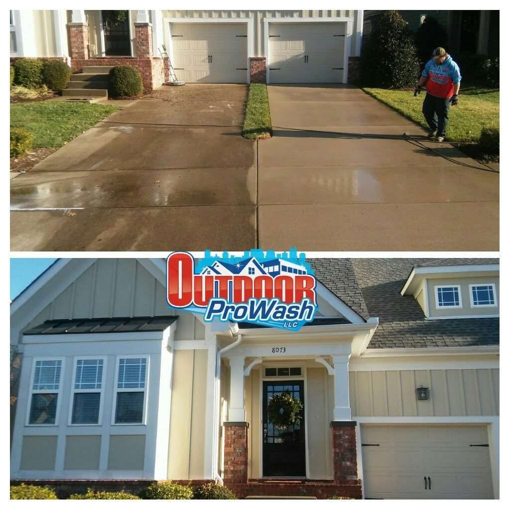 Driveway Pressure Washing