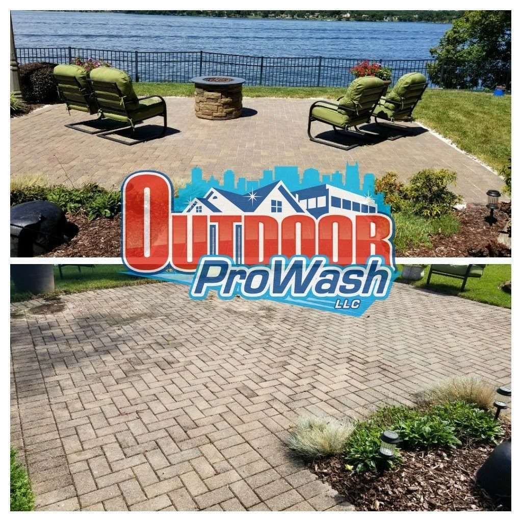 Paver Cleaning, Saninding and Sealing